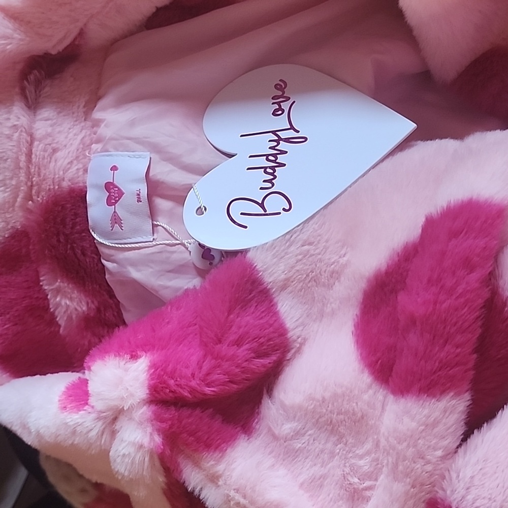 Buddy Love Zoey Oversized Faux Fur Love Coat - Picture 7 of 7